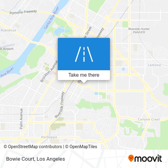Mapa de Bowie Court
