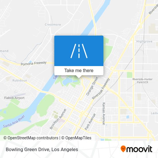 Bowling Green Drive map