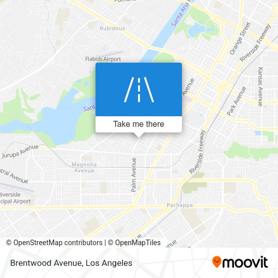 Brentwood Avenue map
