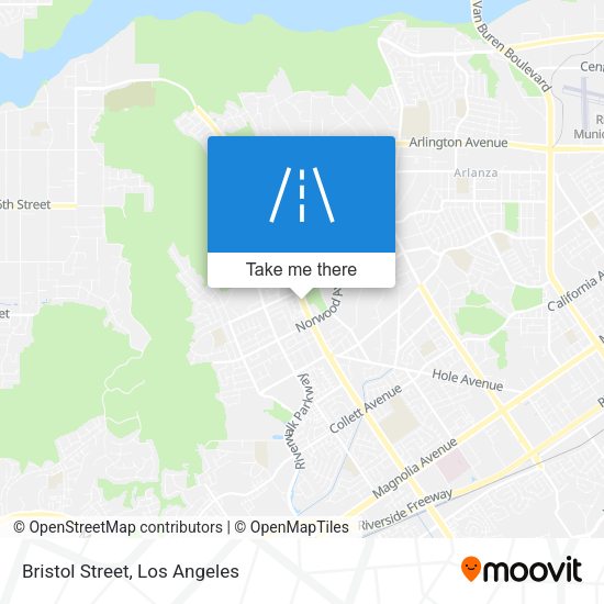 Mapa de Bristol Street