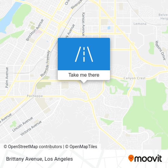 Mapa de Brittany Avenue