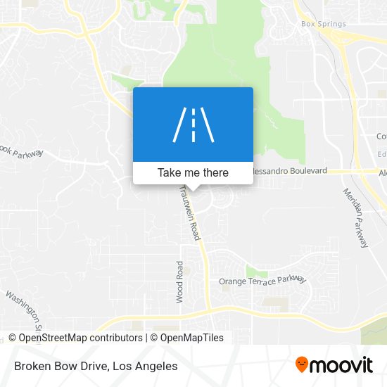 Broken Bow Drive map