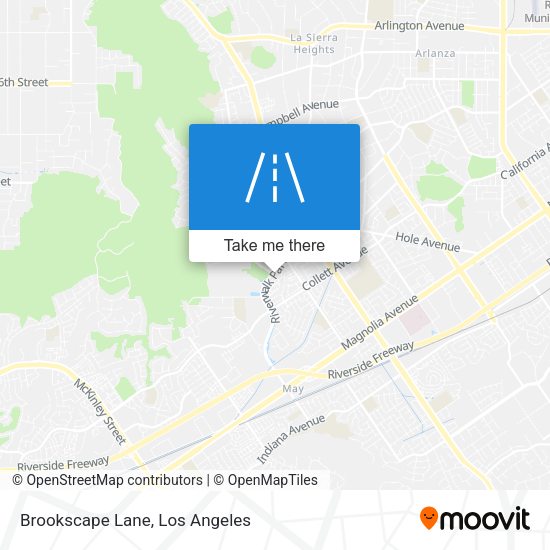 Mapa de Brookscape Lane