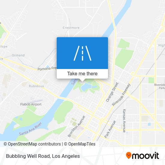 Mapa de Bubbling Well Road
