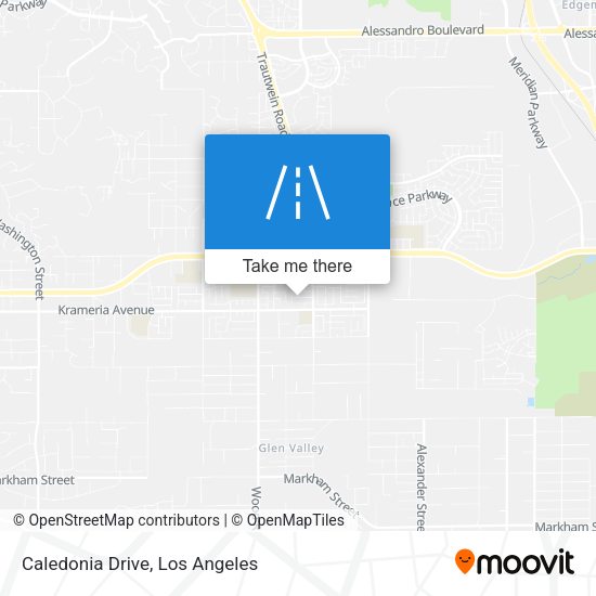 Mapa de Caledonia Drive