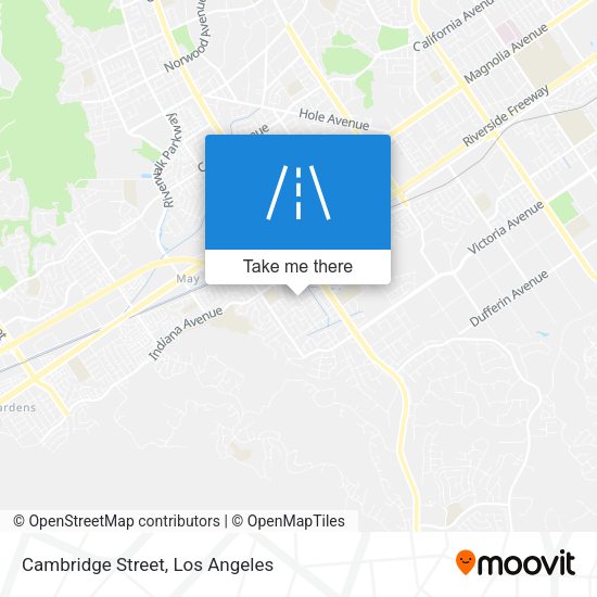 Mapa de Cambridge Street