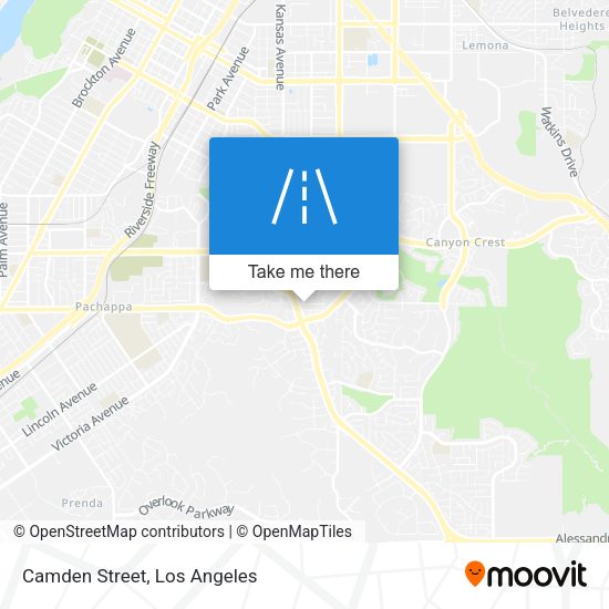 Mapa de Camden Street