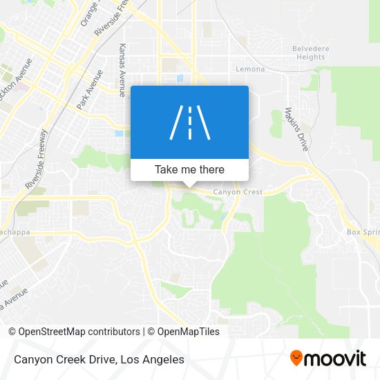 Mapa de Canyon Creek Drive