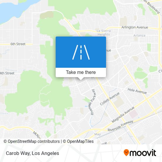 Mapa de Carob Way