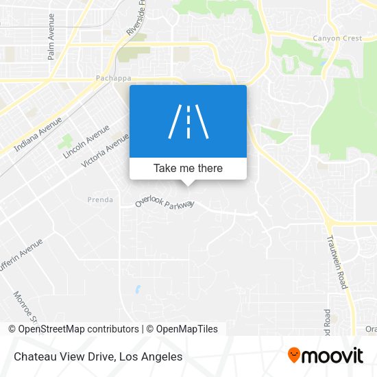 Chateau View Drive map