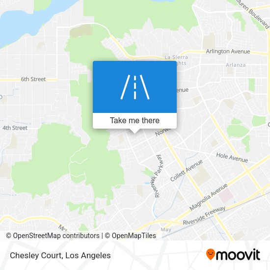 Mapa de Chesley Court