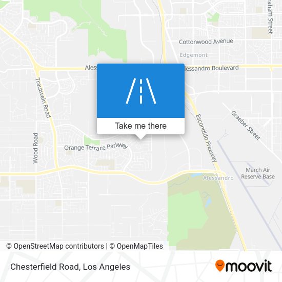 Mapa de Chesterfield Road