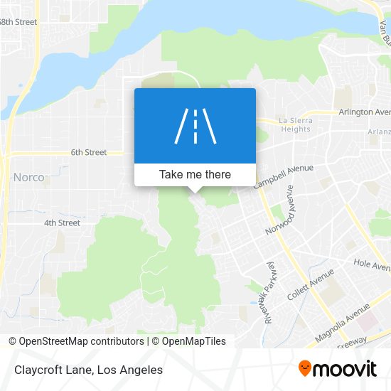 Claycroft Lane map