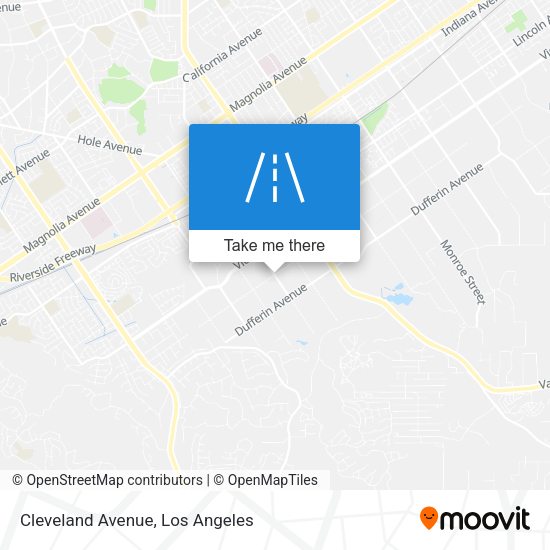 Cleveland Avenue map
