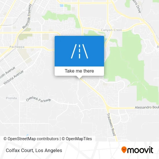 Colfax Court map