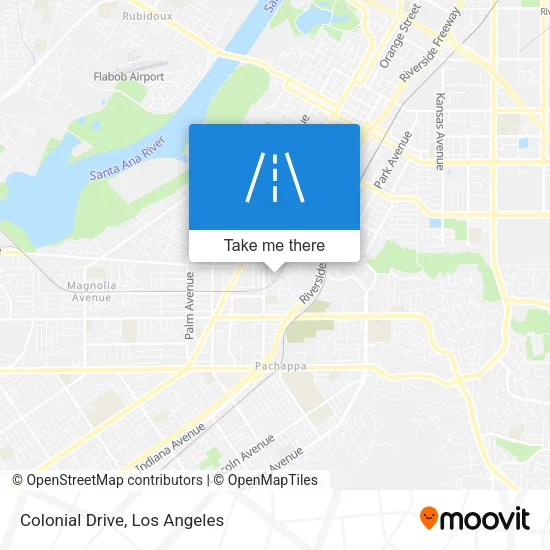 Colonial Drive map