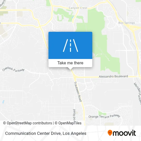 Communication Center Drive map