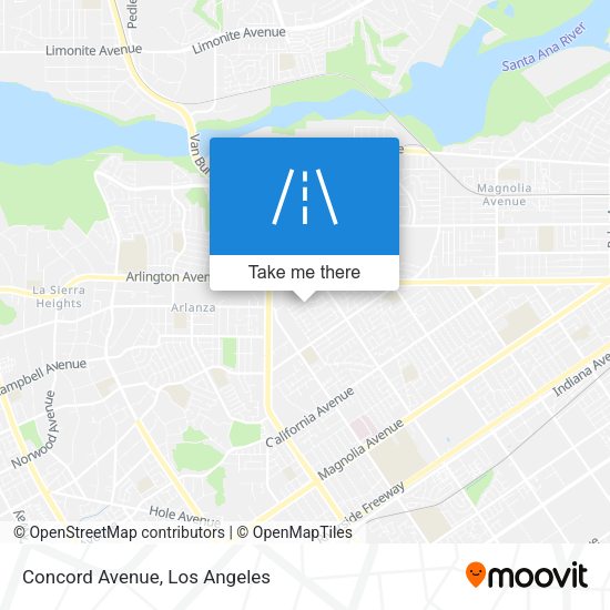 Mapa de Concord Avenue