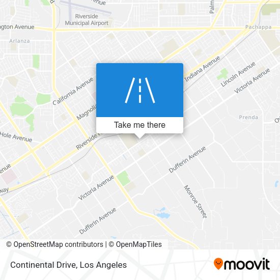 Mapa de Continental Drive
