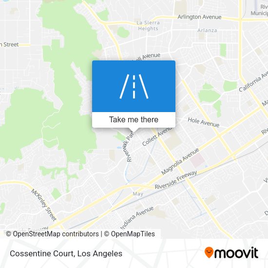 Cossentine Court map