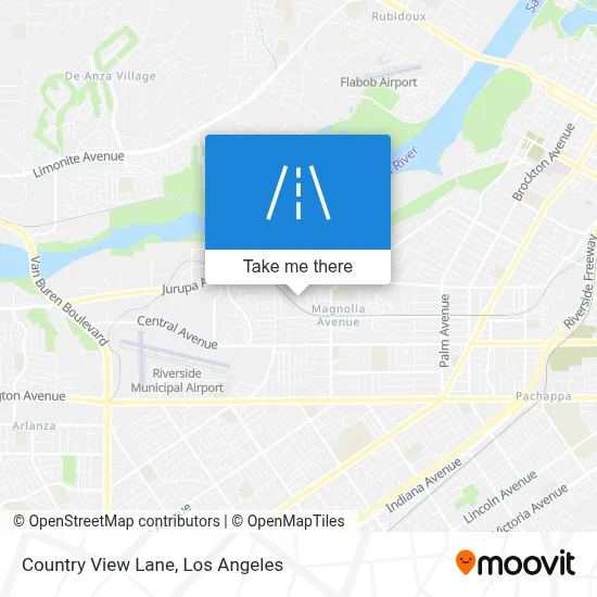 Country View Lane map