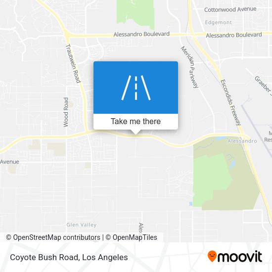 Coyote Bush Road map