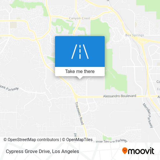 Cypress Grove Drive map
