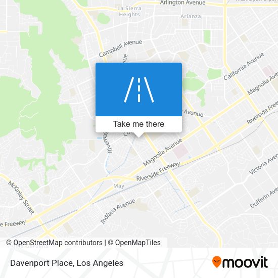 Mapa de Davenport Place