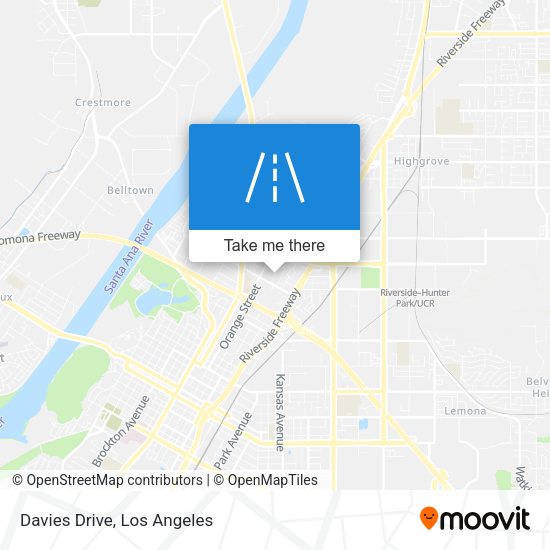 Mapa de Davies Drive