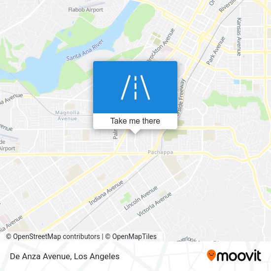 Mapa de De Anza Avenue