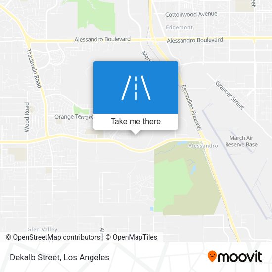 Dekalb Street map