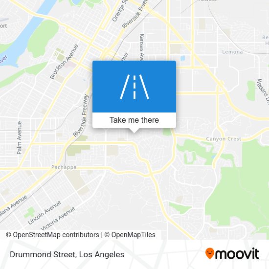 Mapa de Drummond Street
