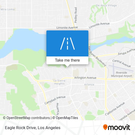 Mapa de Eagle Rock Drive