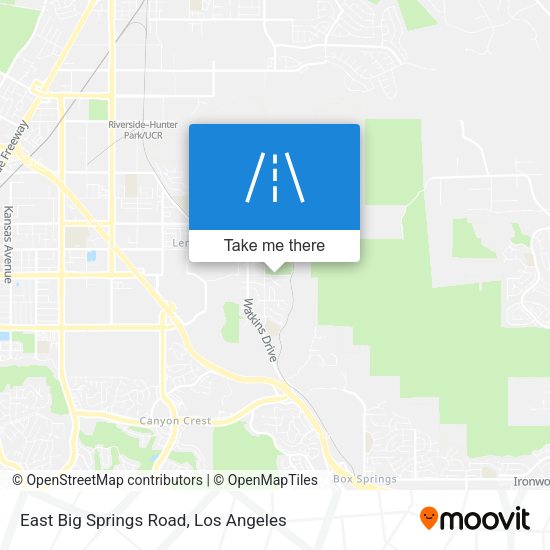 Mapa de East Big Springs Road