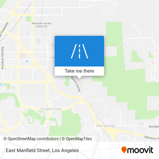 East Manfield Street map
