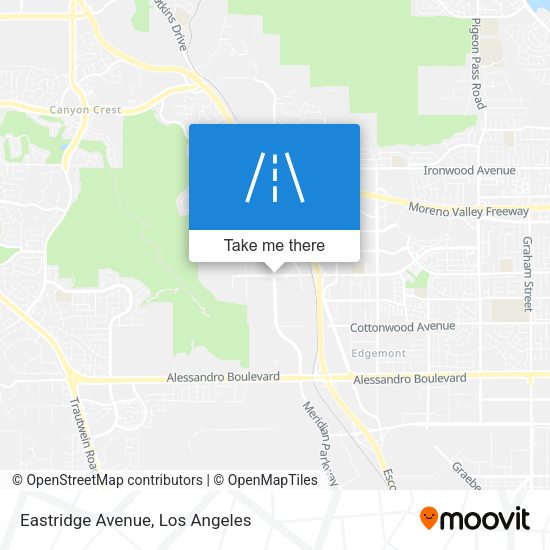 Eastridge Avenue map