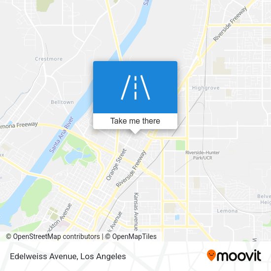 Edelweiss Avenue map