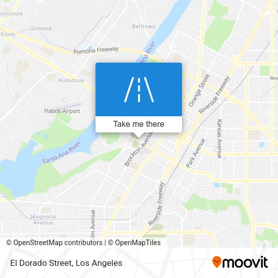 El Dorado Street map