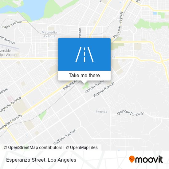 Esperanza Street map