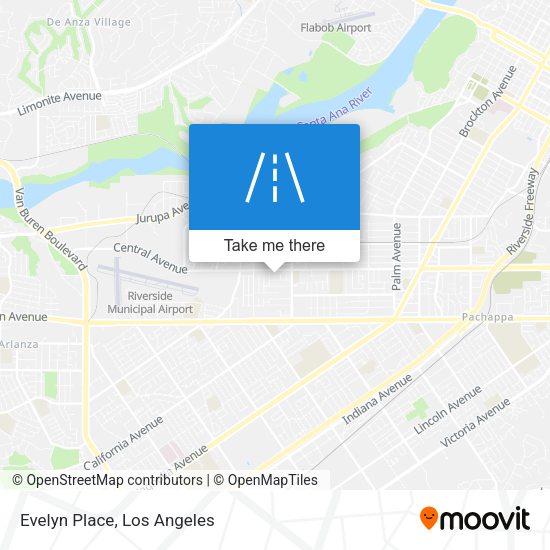 Mapa de Evelyn Place