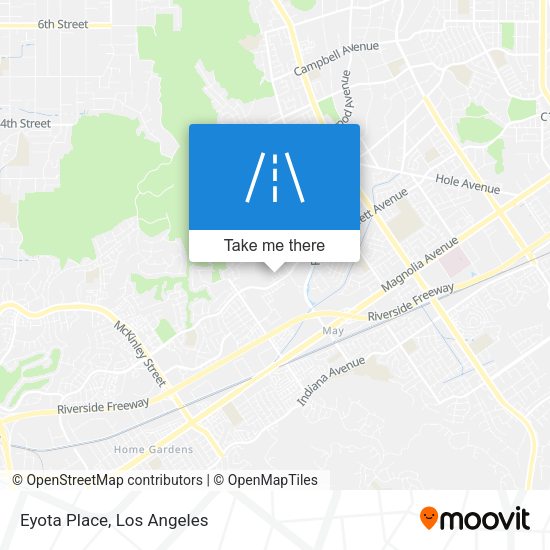 Eyota Place map