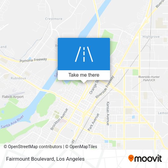 Fairmount Boulevard map