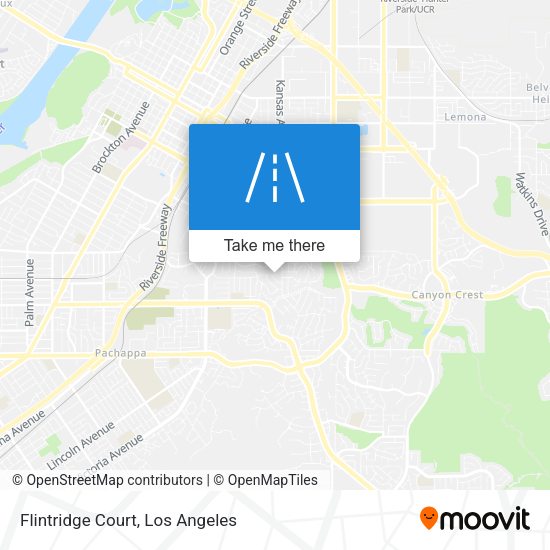 Mapa de Flintridge Court