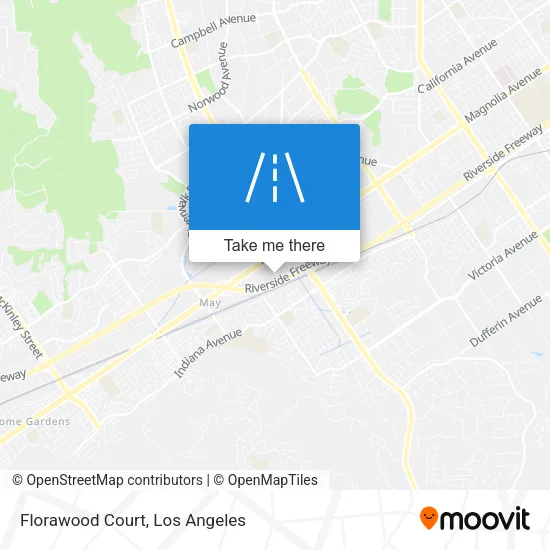 Florawood Court map