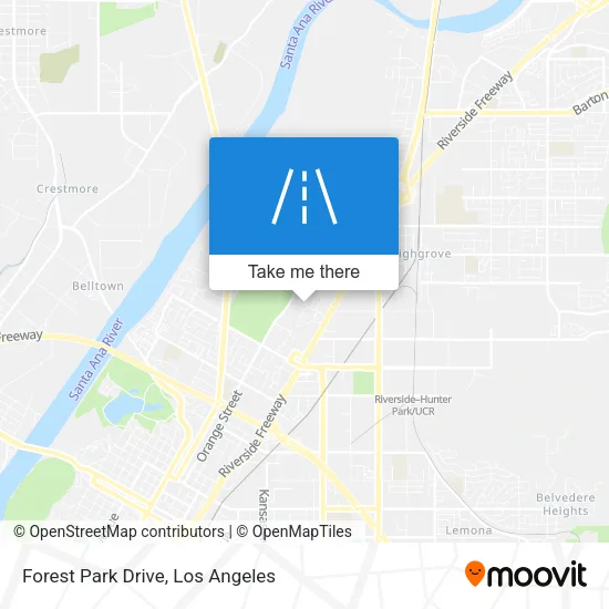 Forest Park Drive map