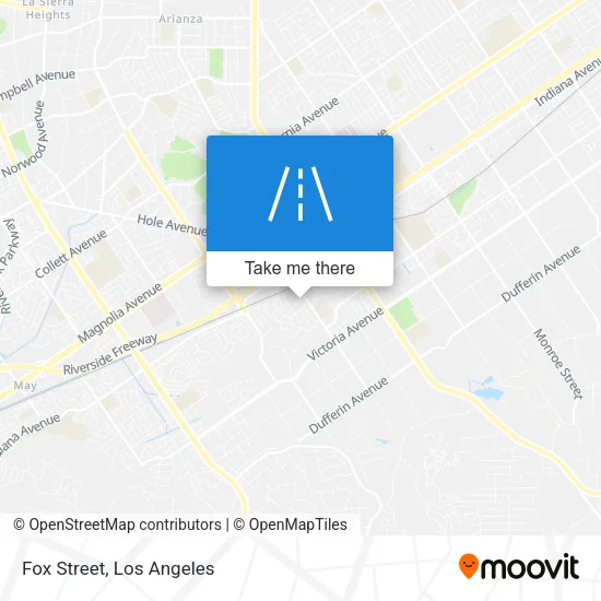 Fox Street map