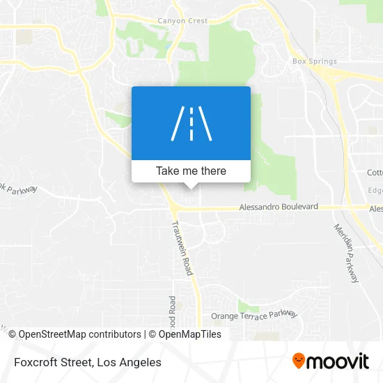 Foxcroft Street map