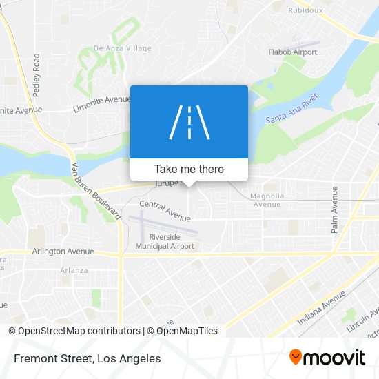 Mapa de Fremont Street