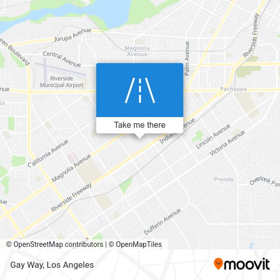 Gay Way map