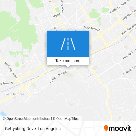 Gettysburg Drive map